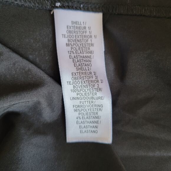 NEW Aidan Mattox Formal Gown Black Strappy Plunging Neck Full Length Women 4 - Picture 10 of 12